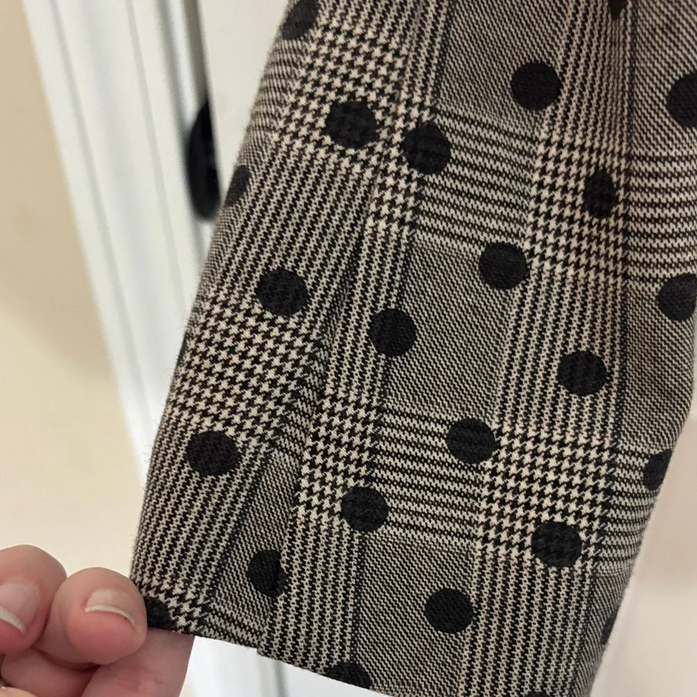 NWOT Lane Bryant Black and Tan Patterned Blazer - Picture 8 of 15
